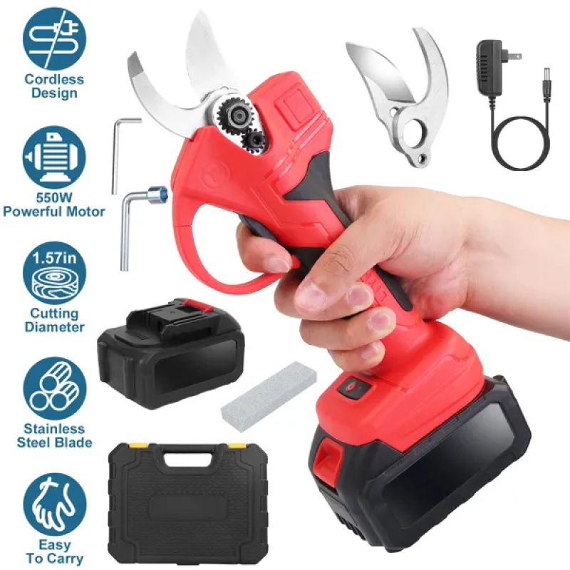 21V Cordless Electric Pruning Shears